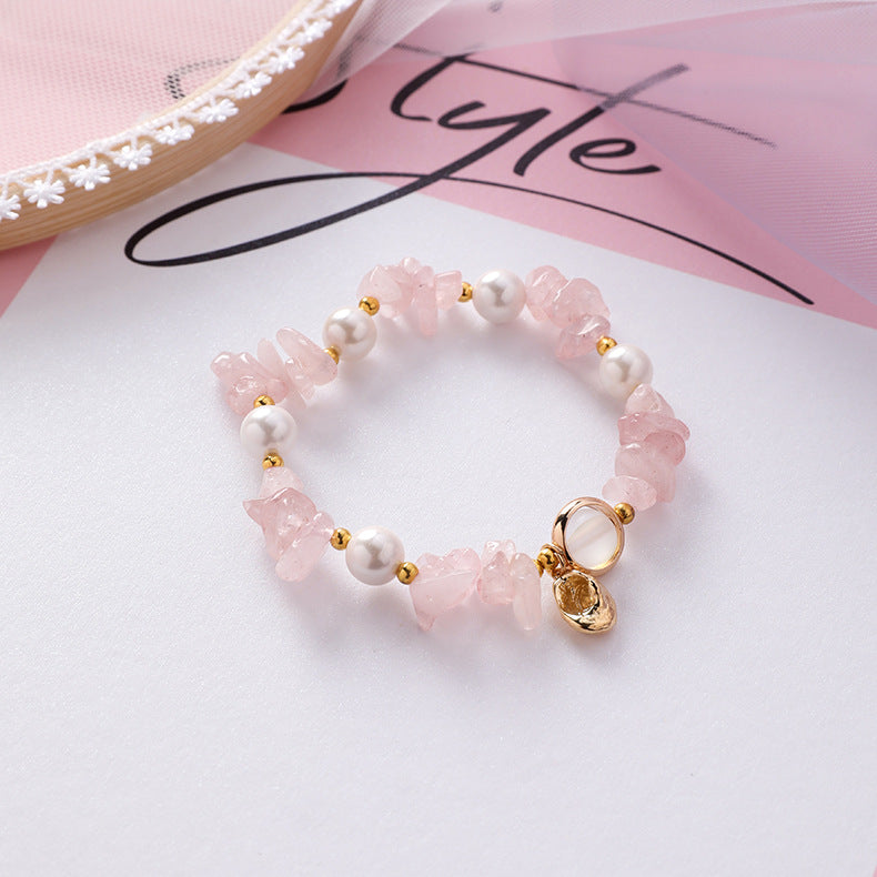 Venta al por mayor Pulsera de cuentas de cristal de perla de concha